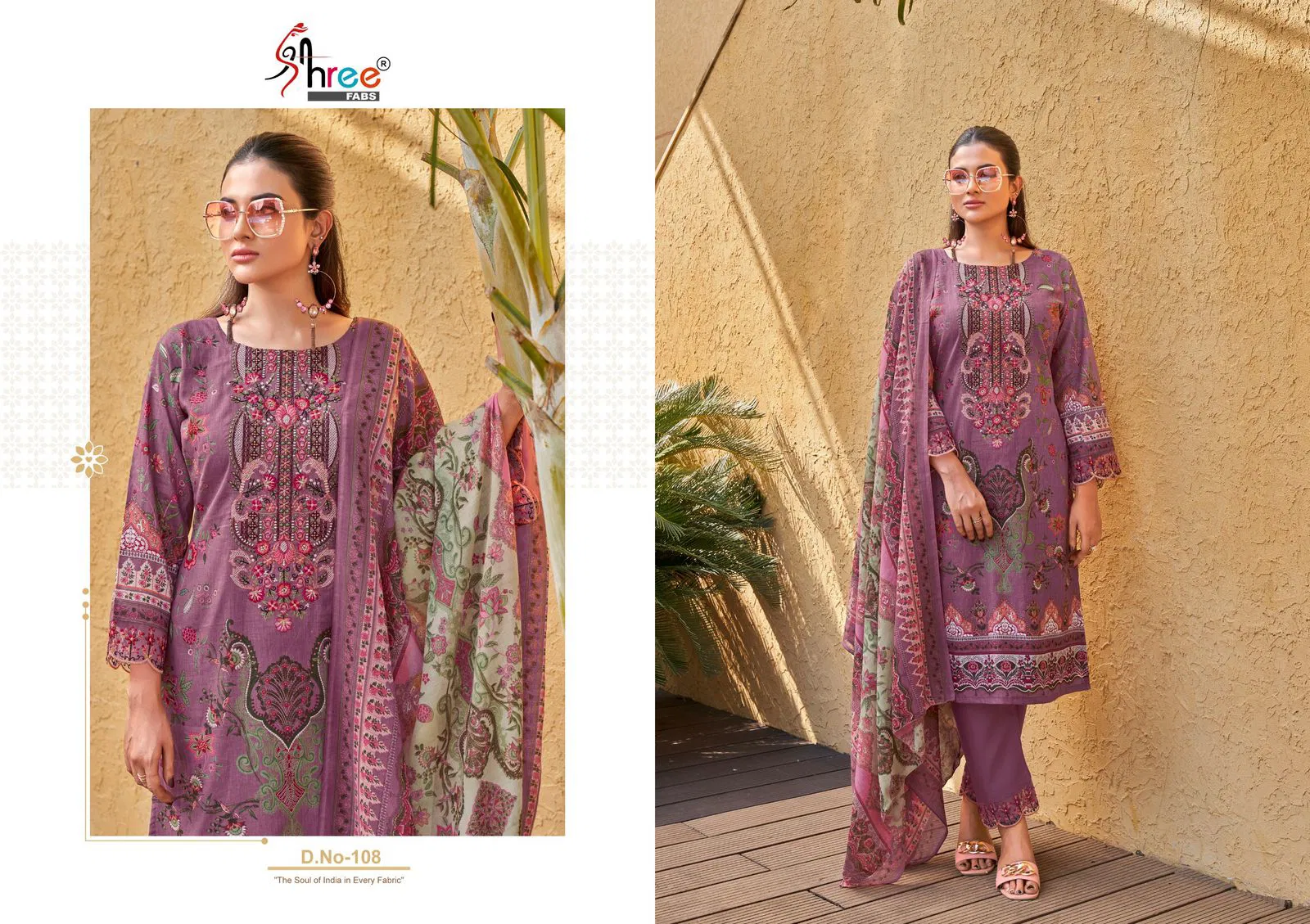 Khadiza by Shree Lawn Cotton Pakistani Salwar Suits Wholesale Online